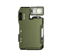 DOUDINGMAO Linternas recargables de 400 lm, portátil, de bolsillo, para exteriores, fuentes de luz dobles, linternas con cola
