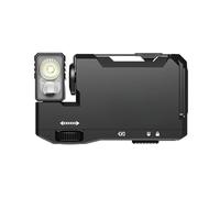 DOUDINGMAO Linternas recargables de 400 lm, portátil, de bolsillo, para exteriores, fuentes de luz dobles, linternas con cola
