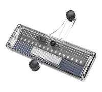 DOUDINGMAO Luz LED impermeable para bicicletas de carga solar, multicolor, con detección automática, para viajeros y niños, cambio de color, radios, lámpara segura