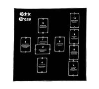 DOUDINGMAO Mantel de cartas de adivinaciones, tapiz de tarots, mantel de astrología, brujería, decoración de pared, tarots de lectura, mantel espiritual