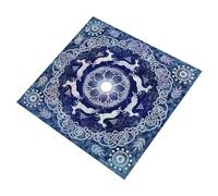 DOUDINGMAO Mantel de tarots con diseño geométrico de adivinaciones, juego de mesa, para lecturas de cartas espirituales, accesorio de baraja de tarots