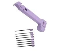 DOUDINGMAO Martillo compacto ligero para acampar con agarre antideslizante para tienda de campaña, martillo de tierra para uso al aire libre, práctico camping