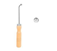 DOUDINGMAO Martillo de metal con cabeza de bola de 0,8 a 1 mm para instrumentos de latón, válvulas de trompeta, herramientas de eliminación de abolladuras de tuberías