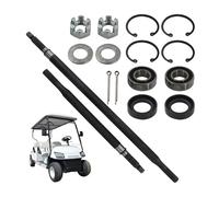 DOUDINGMAO Paquete de eje de metal fuerte para carrito de golf eléctrico RXV, compatible con barra lateral del conductor EZGO RXV 2008 y posteriores