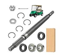 DOUDINGMAO Paquete de eje de metal fuerte para carrito de golf eléctrico RXV, compatible con barra lateral del conductor EZGO RXV 2008 y posteriores