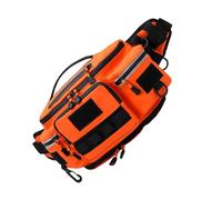 DOUDINGMAO Riñonera para pesca al aire libre, bolsa de almacenamiento de aparejos de pesca de gran capacidad, resistente al agua, bolsa cruzada de un solo hombro, organizadores de aparejos cruzados