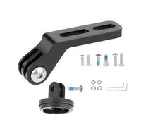DOUDINGMAO Soporte para manillar de bicicleta, aleación de aluminio, soporte de extensión para faros de bicicleta, soporte de luz de bicicleta de carretera, adaptadores de cámara deportiva