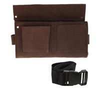 DOUDINGMAO Woodworker - Delantal de lona con bolsillo en la cintura, múltiples bolsillos, lona para herramientas