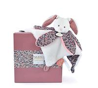 Doudou et Compagnie - Boh'aime - Doudou pétalo Conejo Rosa - 27 cm - Regalo de Nacimiento - Bonita Caja de Regalo - DC4027