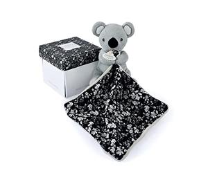 Doudou et Compagnie - Boh'aime - Pantin Koala con plumón - Gris - 12 cm - Regalo de Nacimiento - Bonita Caja de Regalo - DC4015