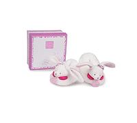 Doudou et Compagnie Cerise Pink Zapatillas con Rattle