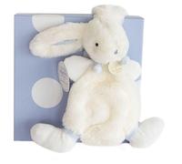 Doudou et Compagnie DC2121 Conejito Lapin 26 cm, Blanco/Azul