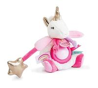 Doudou et Compagnie DC3317 - Luz Nocturna Infantil con Unicornio (20 cm), Color Rosa