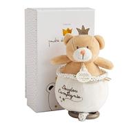 Doudou et Compagnie DC3521 Bear Petit King - Caja de música, color beige