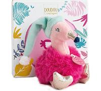 Doudou et Compagnie DC3525 MINIZOO - Flamenco con Sombrero, Color Rosa