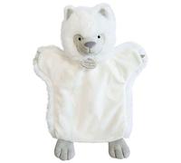 Doudou et Compagnie DC3620 - Marioneta de Mano, 25 cm, Color Blanco