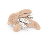 Doudou et Compagnie DC4144 - Peluche de Conejo con pañuelo de Lino, Color Beige Arena - 29 cm - para niños Desde el Nacimiento - Garantía de Peluche perdido - con Caja de Regalo