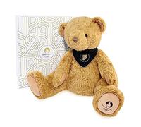 Doudou et Compagnie - Licencia JO Paris 2024 Juegos Olímpicos y Paralímpicos Oso 2024-OURS Premium Marrón, Bandana, JO2452, 37 cm
