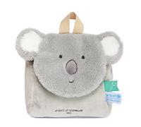 Doudou et Compagnie - Mochila de peluche de peluche Koala gris - 20 x 20 x 10 cm - Regalo ideal para bebé niña y niño - para guardería/niñera - Bebé & Moi- DC3832