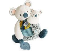 DOUDOU ET COMPAGNIE - Peluche Koala de la colección de Yoka con bebé y mordedor de 25 cm DC3669.