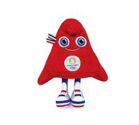 Doudou et Compagnie - Peluche Phryge de 23 cm en Bolsa - Mascota Oficial de los Juegos Olímpicos de París 2024 - Peluche Rojo con Forma de Gorro frigio - JO Paris 2024 - 23 cm - JO2409