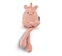Doudou et Compagnie - Peluche Taylor Peach - 40 cm rosa melocotón - Doudou Fruit Esponjous Collection Miam - Juguete de despertar con piernas largas flexibles - Idea de regalo para bebés mixtos suaves