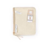 DOUDOU et Compagnie - Protector de cuaderno de salud, color beige - Colección HAPPY WILD - Protección práctica - 22 cm - Material 100% algodón - Idea de regalo para bebé - DC4122