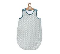 Doudou et Compagnie - Saco de Dormir YOCA LE Koala - Saco de Dormir Azul Floral para bebé de 0 a 6 Meses, 70 cm, Capullo Suave, Comodidad para el sueño, Apertura a presión, Regalo de Nacimiento