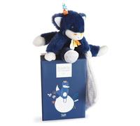 Doudou et Compagnie TIWIPI LOUP - Pantin con peluche, color azul