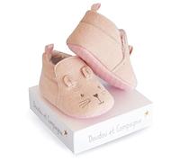 Doudou et Compagnie - Zapatillas para bebé, Rosa, 0-6 meses