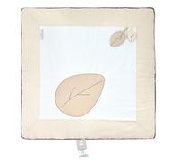 DOUDOU et COMPAÑÍA - Tapidou Beige HAPPY WILD - 100 x 100 cm - Para bebé 0 - 6 meses - Alfombra cómoda para juegos y motricidad - Alfombra acolchada adecuada para el parque - Regalo de nacimiento