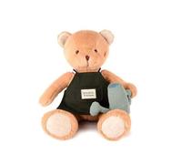 DOUDOU et Company SP4349 - 1 Peluche de oso jardín - 28 cm - Colección botánica - Peluche decorativo con delantal y regadera - Oso dulce - Idea de regalo para niños y adultos amantes de las plantas
