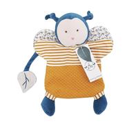 Doudou- Pollen LA Abeja BIO-Marioneta-25cm Marionetas, Multicolor (2103849)