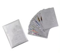 Douer Nuevo 25 Cartas Pok de Lamina con Alto Ataque, Version Español, Material de PVC, Cartas de Colección (Plata)