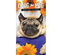 Doug the Pug 2-Year 2026-27 3.5 X 6.5 Monthly Pocket Planner