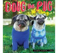 Doug the Pug & Dory 2026 12 X 12 Wall Calendar