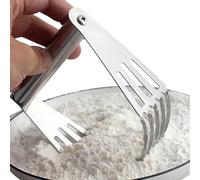 Dough Cutter - Heavy Duty Pastry Blender Cutters | Kitchen Gadgets Doughs Masher, Cuter Professional Pastrys Tools for Baking, Kneading, 5.24x4.72x1.77 inches