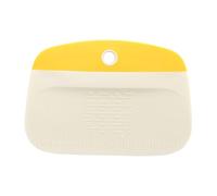 Dough Scraper, Baking Cutter Tool, Precision Scale Bladess, Ergonomic Non-Slip Handle, Stainless Steel Edge, Clear Precise Scale, Crafted From Food-Grade Pp Material, 5.91x4.13x0.2in