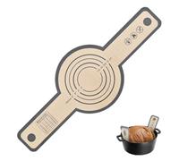 Dough Transfer Mat - Nonstick Silicone Baking Sheet, Flexible Reusable Bread Sling, Long Lasting Tool | Heat Resistant Long Handle Tool For Smooth Pastry Bread Handling Home Kitchen