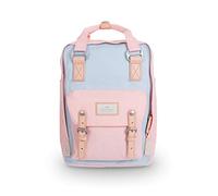 Doughnut - Macaroon - Mochila para Portátil de hasta 14 Pulgadas - 38 x 27 x 13 cm - Color Iceberg & Sakura - Capacidad de 16 litros - Mochila de Hombre - Correas Acolchadas - Mochila de Mujer