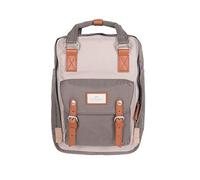 Doughnut - Macaroon - Mochila para Portátil de hasta 14 Pulgadas - 38 x 27 x 13 cm - Color Ivory & Light Grey - Capacidad de 16 litros - Mochila de Hombre - Correas Acolchadas - Mochila de Mujer