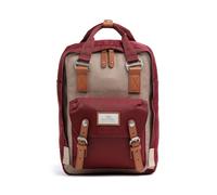 Doughnut Macaroon Mochila rojo oscuro, nylon, unisex, 16L