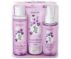 Douglas Blossom Violet Blush Travel Set - El trío de cuidado floral: con aroma a violeta y jazmín