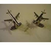 Douglas DC-8 código c100 Avión avión avión par de gemelos hechos de fino inglés moderno peltre publicado por nosotros regalos para todos los 2016 de DERBYSHIRE Reino Unido