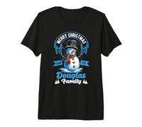 Douglas Family Christmas Costume Snowman Matching Christmas Party Camiseta Premium