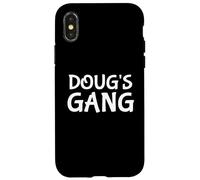 Doug's Gang First Name Doug Bachelor Party Wedding Carcasa para iPhone X/XS