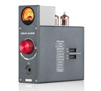Douk Audio HiFi 6CS6 Preamplificador Phono a Válvulas para Tocadiscos con VU Meter