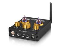 Douk Audio P1 - Tubo de vacío Bluetooth 5.0, preamplificador Hi-Fi para válvulas de auriculares, receptor inalámbrico de audio, decodificador preamplificador USB DAC APTX
