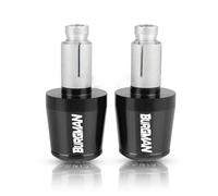DOUKI para Suzuki Burgman 650 2003-2018 400 2022 2021 2020 2019, Empuñaduras De Manillar De Motocicleta, Tapones Silder, Tapas, Tapón Silder Antivibración (Color : Black Black)