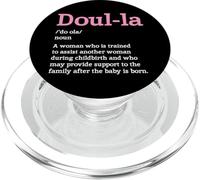Doula Definición Parto Parto Embarazo Enfermera Partero PopSockets PopGrip para MagSafe